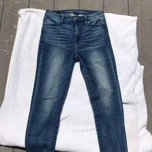 American Eagle super high rise jeans